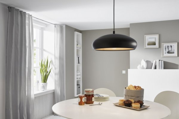 Mogano Taklampa Svart/Koppar